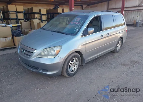 2007 Honda Odyssey Ex-L из США, поврежденный, VIN 5FNRL38737B105855